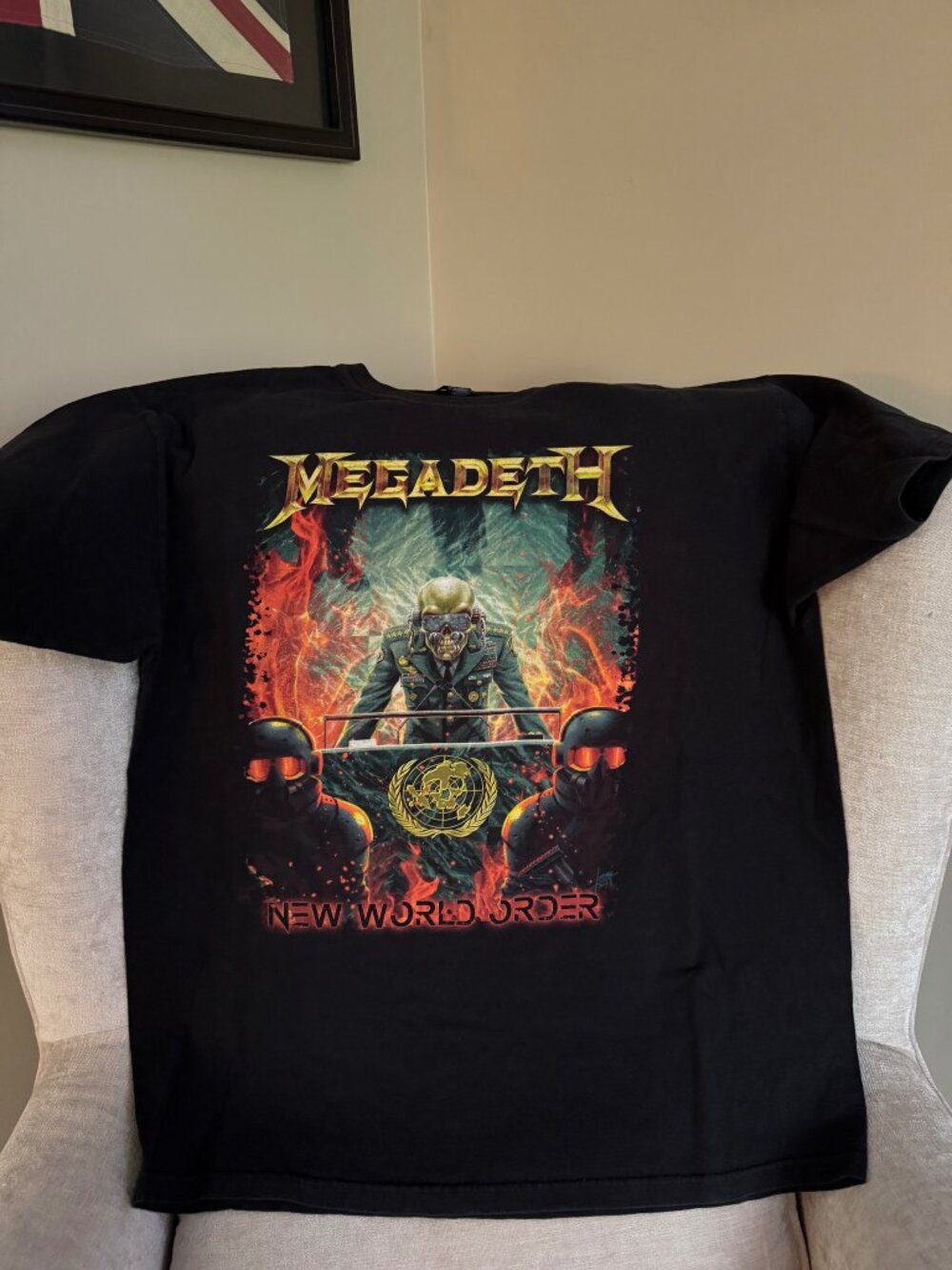Megadeth – New World Order Graphic Band Tee Size XL